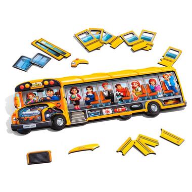 Деревянный пазл-вкладыш Школьный автобус (ПСД270) PSD270  фото №5