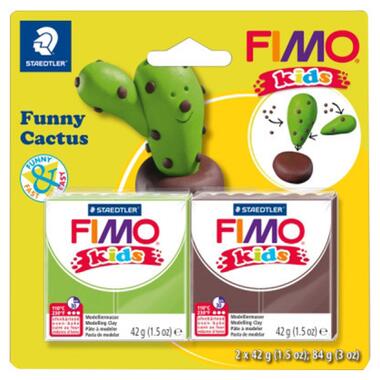 Набір для творчості Fimo Kids Кактус 2 кольори х 42 г (4007817057292) фото №1