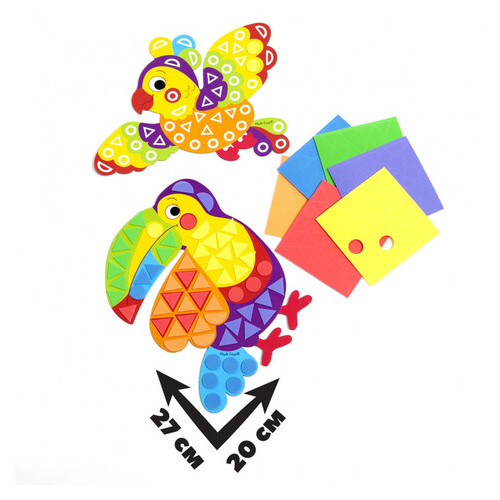 Набір для творчості Vladi Toys М'яка фігурна мозаїка Пелікан (VT4511-02) фото №3