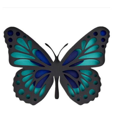 Набір для творчості Rosa Talent 3D-картина 4 шари Метелик 3 17х17 см (4823098529040) фото №1