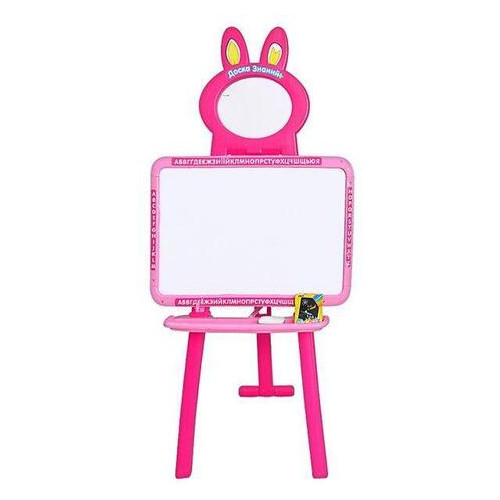Мольберт дитячий та магнітна дошка для малювання Limo Toy 0703 UK-ENG Pink (ZE35008119) фото №4