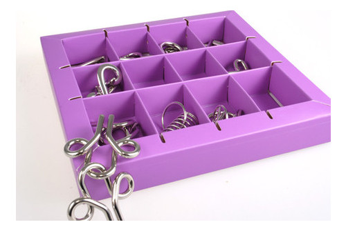 Набір головоломок 10 Metal Puzzles violet 10 головоломок Eureka! 3D Puzzle 473359 фото №2