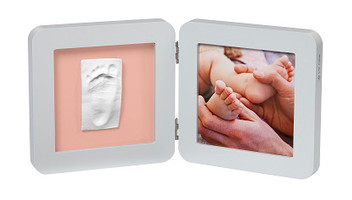 Набор для создания отпечатка ручки и ножки малыша Baby Art Двойная рамка Пастель (3601094900) фото №3