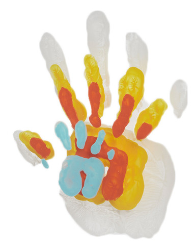 Набір для створення відбитка ручки та ніжки малюка Baby Art Сімейні дотики (3601094000) фото №5