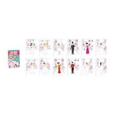 Набір для творчості Janod Паперові ляльки - Весільні вбрання (J07840) фото №3