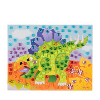 Набір для творчості 1Вересня Динозаврик аплікація мозаїка з фоамірану ЕВА та стразів (954574) фото №3
