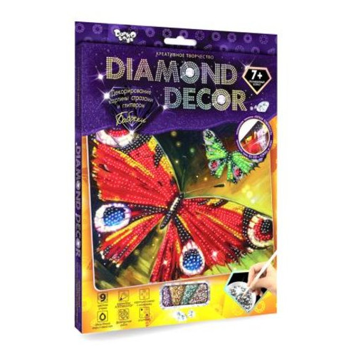 Набір для творчості Danko Toys Diamond Decor: Метелик (DD-01-10) фото №1