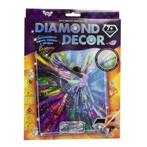 Набір для творчості Danko Toys Diamond Decor: Балерина (DD-01-02) фото №1