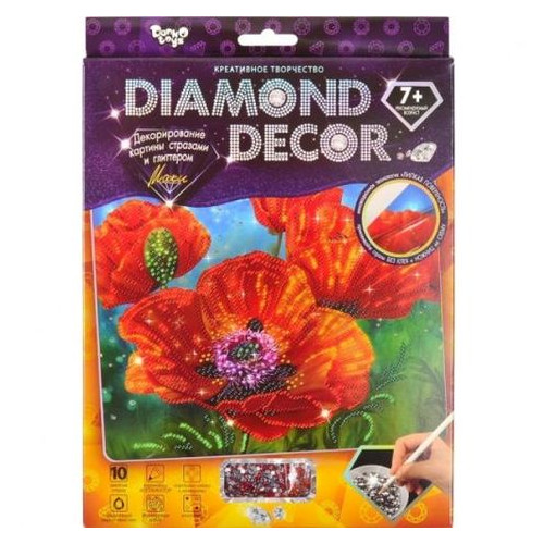 Набір для творчості Danko Toys Diamond Decor: Макі (DD-01-04) фото №1
