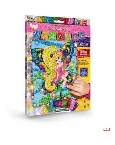 Набір для творчості Danko Toys Блискуча мозаїка Чарівна фея (БМ-02-10) фото №1
