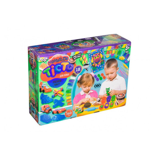 Набір креативної творчості Danko Toys Тісто для ліплення Master Do коробка 18 кольорів х20 г коробка (TMD-03-05) фото №1