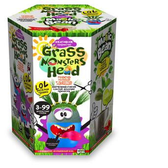 Набір креативної творчості Danko toys Grass monsters head ДТ-СО-16-46 фото №1