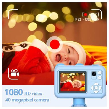 Дитяча фотокамера Epik D32 Blue фото №50