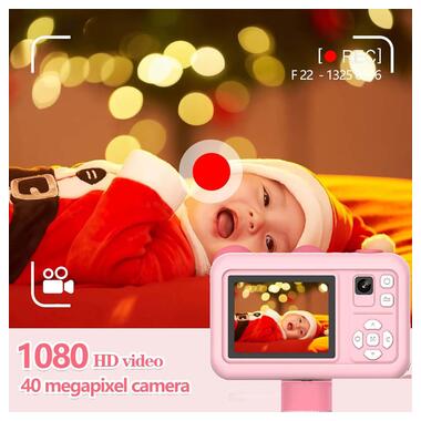 Дитяча фотокамера Epik D32 Pink фото №36