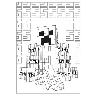 Розмальовка А4 YES Minecraft, 12 стор. (742915) фото №3