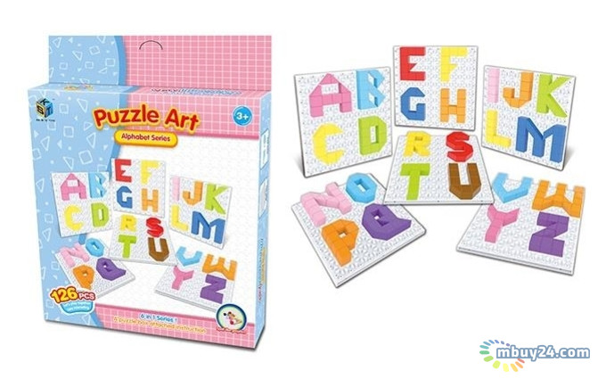 Пазл Same Toy Puzzle Art Alphabet 126 елементів (5990-3Ut) фото №2
