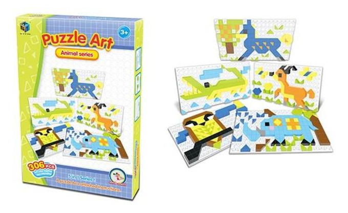 Пазл Same Toy Puzzle Art Animal 306 елементів (5991-6Ut) фото №2