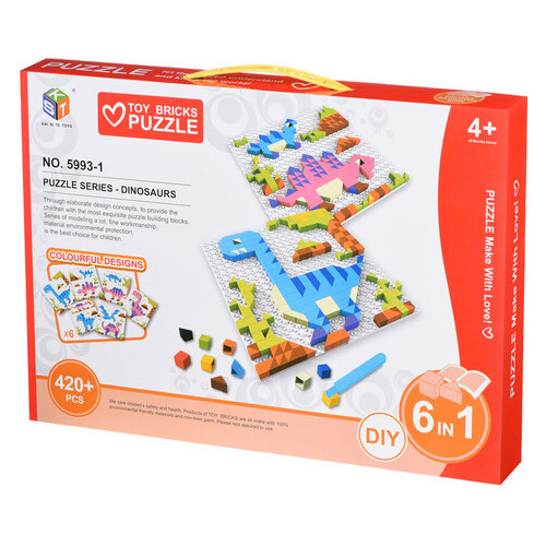 Пазл Same Toy Мозаїка Colour ful designs 420 елементів 5993-1Ut (JN635993-1Ut) фото №1