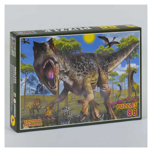 Пазлы Динозавры 88 элементов (П-08807) фото №1