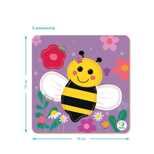 Пазли-сортер DoDo Toys Бджілка (300358) фото №2