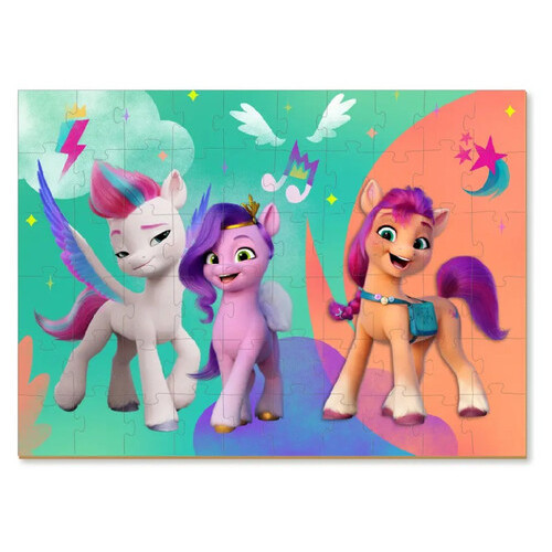 Дитячі Пазли DoDo Toys My Little Pony Санні, Піпп та Зіпп 200138 60 елементів, з фігуркою фото №3