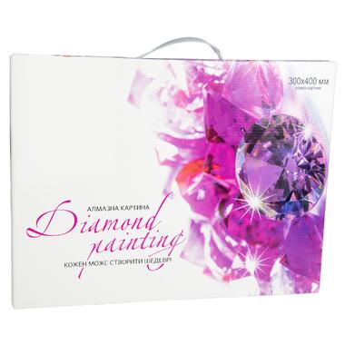 Алмазна мозаїка Strateg ПРЕМІУМ Подарунок з ніжністю розміром 30х40 см (HEG87057) фото №3