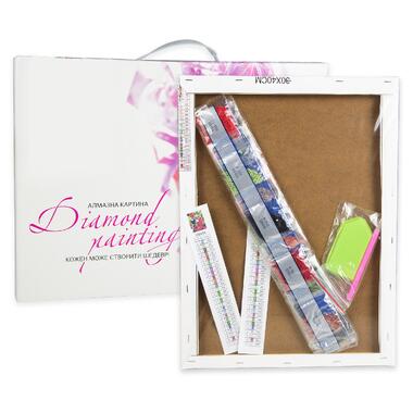 Алмазна мозаїка Strateg ПРЕМІУМ Рожеві крила розміром 30х40 см (HEG88152) фото №5