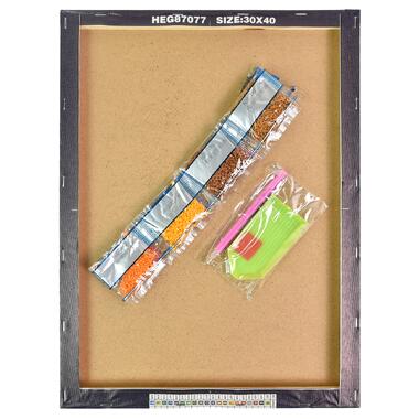 Алмазна мозаїка Strateg ПРЕМІУМ Сніданок з ароматом розміром 30х40 см (HEG88154) фото №2