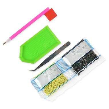 Алмазна мозаїка Strateg ПРЕМІУМ Соковиті ягоди та фрукти 30х40 см (HEG86862) фото №3