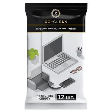 Вологі серветки для оргтехніки XO-Clean XO-Clean 12 шт. фото №1