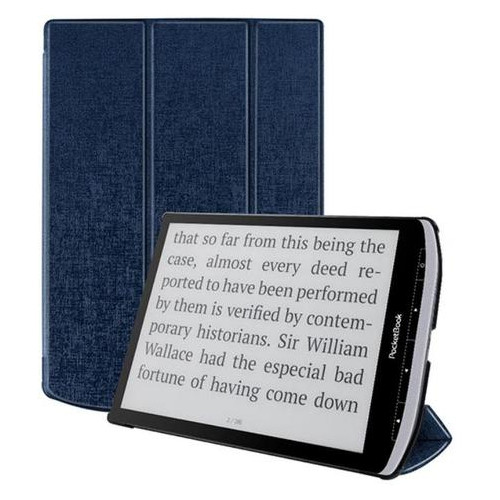 Обкладинка Primolux для електронної книги Pocketbook InkPad X (PB1040-J-CIS) - Scratch Dark Blue фото №5