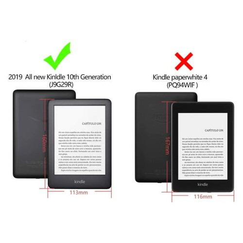 Обложка Primolux для электронной книги Amazon Kindle All-new 10th Gen. 2019 (J9G29R) Slim - Dark Blue фото №4