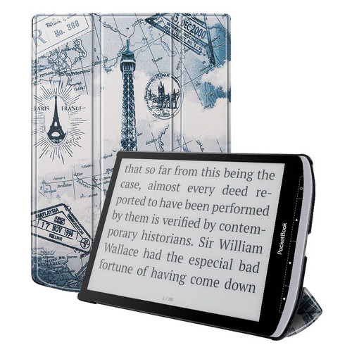Обкладинка Primolux для електронної книги Pocketbook InkPad X (PB1040-J-CIS) - Paris фото №1