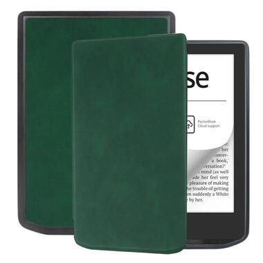 Чохол обкладинка Primolux TPU для електронної книги PocketBook 629 Verse / PocketBook 634 Verse Pro - Dark Green фото №1