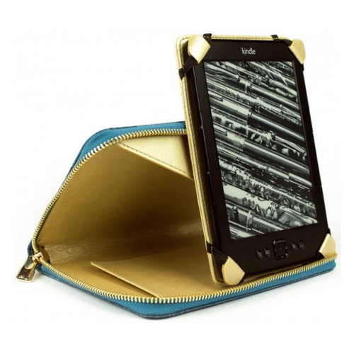 Универсальный кожаный чехол Wallet Style для планшетов/книг Royal Blue (MB30463) фото №1