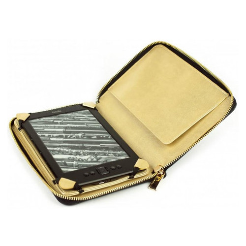 Универсальный кожаный чехол Wallet Style для планшетов/книг Soul Black (MB30464) фото №3