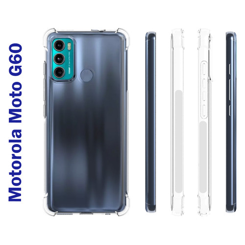 Панель Anti-Shock BeCover для Motorola Moto G60 Clear (706962) фото №5