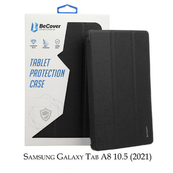 Чохол-книжка BeCover Smart Case для Samsung Galaxy Tab A8 10.5 (2021) SM-X200 / SM-X205 Black (707261) фото №2