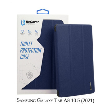 Чохол-книжка BeCover Smart Case для Samsung Galaxy Tab A8 10.5 (2021) SM-X200 / SM-X205 Deep Blue (707262) фото №2