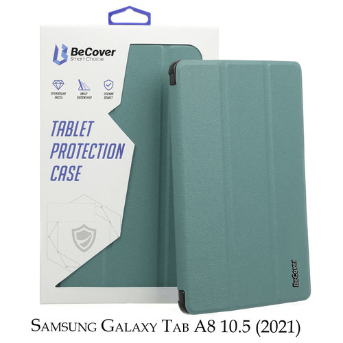 Чохол-книжка BeCover Smart Case для Samsung Galaxy Tab A8 10.5 (2021) SM-X200 / SM-X205 Dark Green (707263) фото №7