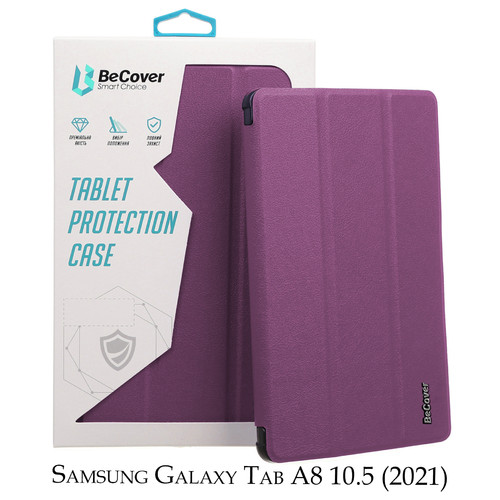 Чохол-книжка BeCover Smart Case для Samsung Galaxy Tab A8 10.5 (2021) SM-X200 / SM-X205 Purple (707266) фото №7