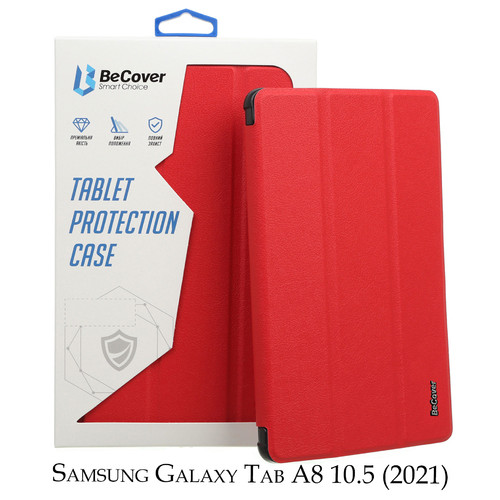 Чохол-книжка BeCover Smart Case для Samsung Galaxy Tab A8 10.5 (2021) SM-X200 / SM-X205 Red (707267) фото №3