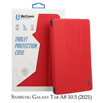Чохол-книжка BeCover Smart Case для Samsung Galaxy Tab A8 10.5 (2021) SM-X200 / SM-X205 Red (707267) фото №5