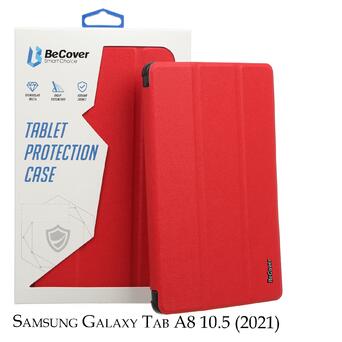 Чохол-книжка BeCover Smart Case для Samsung Galaxy Tab A8 10.5 (2021) SM-X200 / SM-X205 Red (707267) фото №9