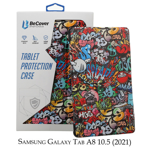 Чохол-книжка BeCover Smart Case для Samsung Galaxy Tab A8 10.5 (2021) SM-X200 / SM-X205 Graffiti (707274) фото №4