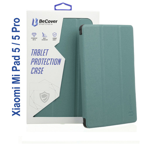 Чохол-книжка BeCover Smart Case для Xiaomi Mi Pad 5/5 Pro Dark Green (706705) фото №2