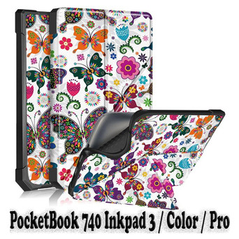 Обложка Ultra Slim Origami BeCover для PocketBook 740 Inkpad 3 / Color / Pro Butterfly (707452) фото №2