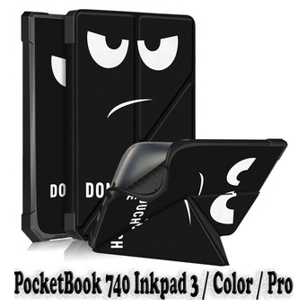 Обкладинка Ultra Slim Origami BeCover для PocketBook 740 Inkpad 3 / Color / Pro Dont Touch (707454) фото №2