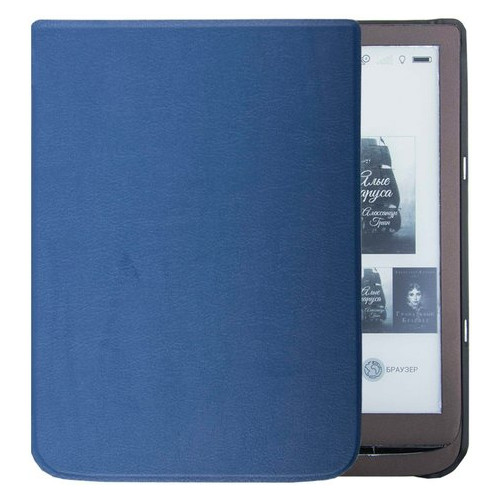 Обложка для электронной книги AIRON Premium для PocketBook inkpad 740 Dark Blue (6946795850133) фото №1