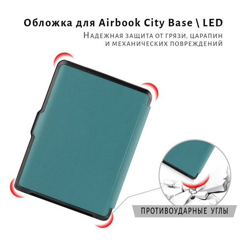 Чехол AIRON Premium AirBook City Base/LED light blue (4821784622009) фото №4